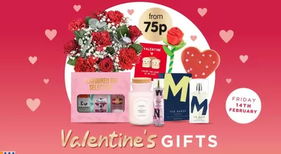 Supermarkets offers in Spennymoor | Valentine's Gifts in B&M Stores | 12/02/2025 - 14/02/2025