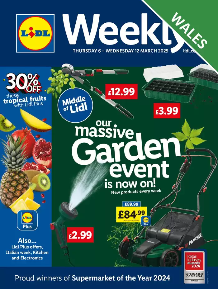 Lidl catalogue in Tiverton | Current bargains and offers | 06/03/2025 - 12/03/2025