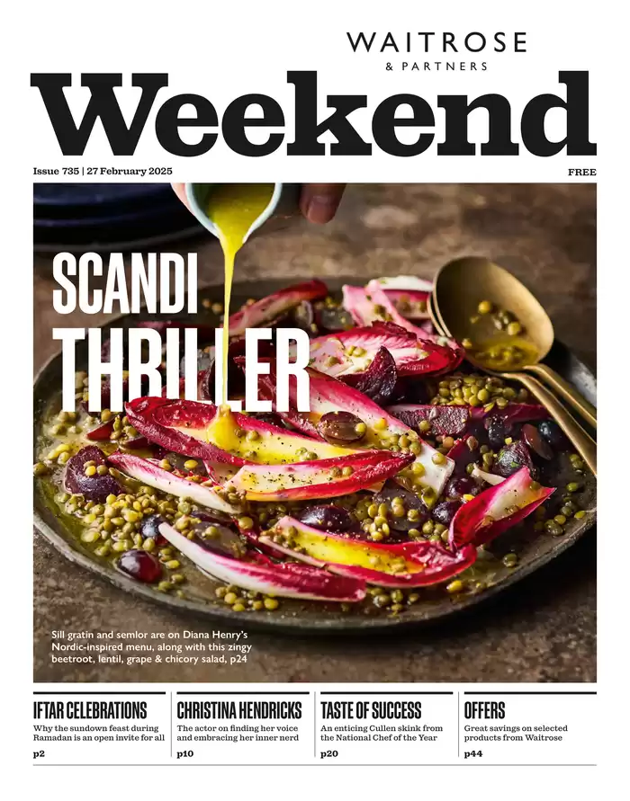 Waitrose catalogue in Stourbridge | Scandi Thriller | 27/02/2025 - 11/03/2025