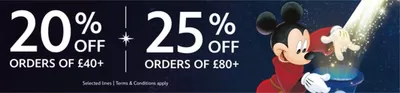 Disney Store catalogue in London | 20-25% Off | 27/02/2025 - 13/03/2025