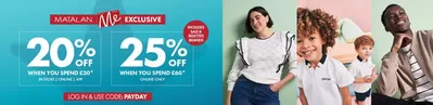 Clothes, Shoes & Accessories offers in Waterlooville | 20-25% Off in Matalan | 27/02/2025 - 13/03/2025