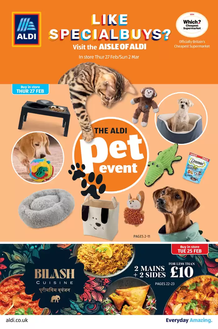 Aldi catalogue in Orpington | Top offers for smart savers | 27/02/2025 - 02/03/2025