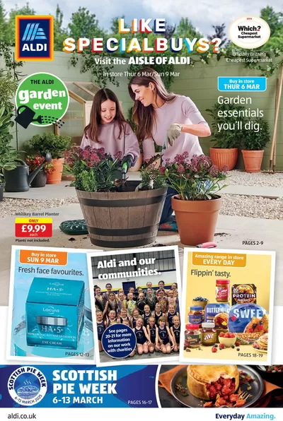 Aldi catalogue in Chapel-en-Le-Frith | Discover attractive offers | 06/03/2025 - 13/03/2025