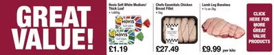 Supermarkets offers in Stafford | Great Value  in Booker Wholesale | 03/03/2025 - 17/03/2025