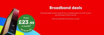 Electronics offers in Aldridge | Broadband Deals in Virgin Media | 04/03/2025 - 18/03/2025