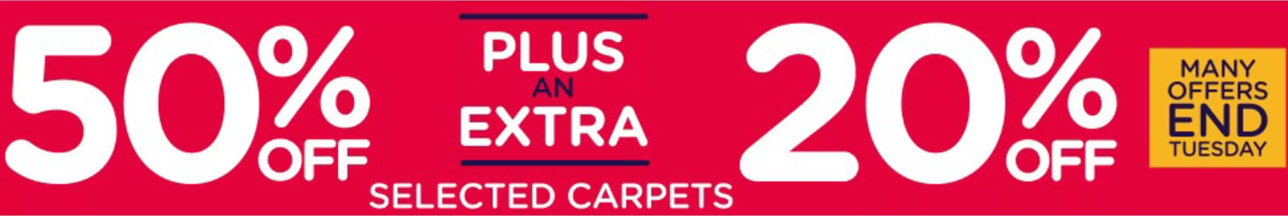 Carpetright catalogue in Cramlington | 20-50% Off  | 04/03/2025 - 11/03/2025