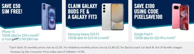 Electronics offers in Eaton Socon | Special Offers in Carphone Warehouse | 04/03/2025 - 18/03/2025