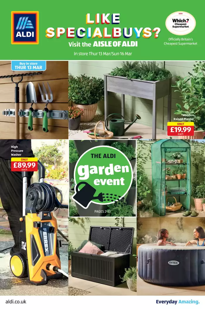 Aldi catalogue in Kirkham | Aldi weekly offers | 13/03/2025 - 16/03/2025