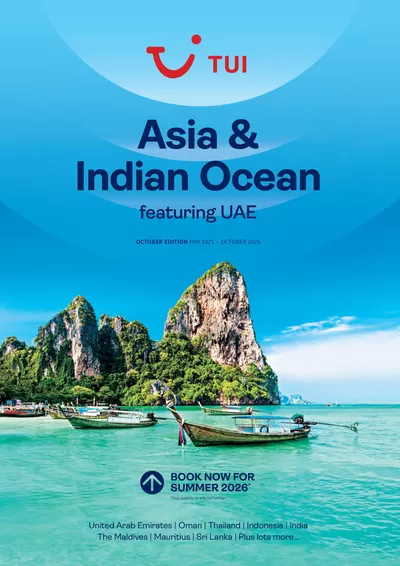 Travel offers in Oldham | Asia & Indian Ocean May2025 - October 2026 in Tui | 01/05/2025 - 31/10/2026