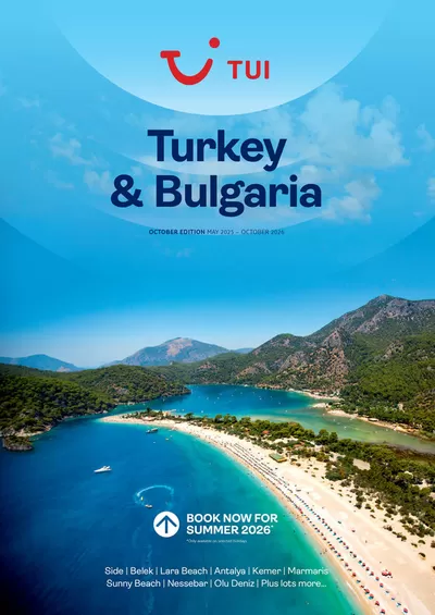 Travel offers in Clydebank | Turkey & Bulgaria May 2025-October 2026 in Tui | 01/05/2025 - 31/10/2026