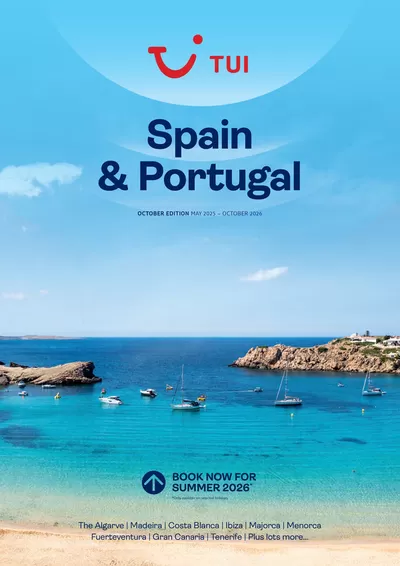 Tui catalogue in Baildon | Spain & Portugal May 2025-October 2026 | 01/05/2025 - 31/10/2026