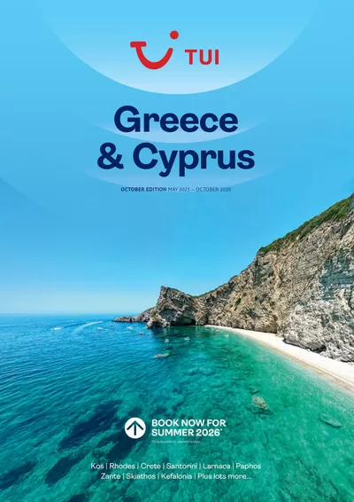 Travel offers in Clydebank | Greece & Cyprus May 2025-October 2026 in Tui | 01/05/2025 - 31/10/2026