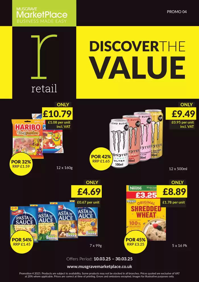 Musgrave MarketPlace catalogue in Lurgan | RETAIL DEALS | 10/03/2025 - 30/03/2025