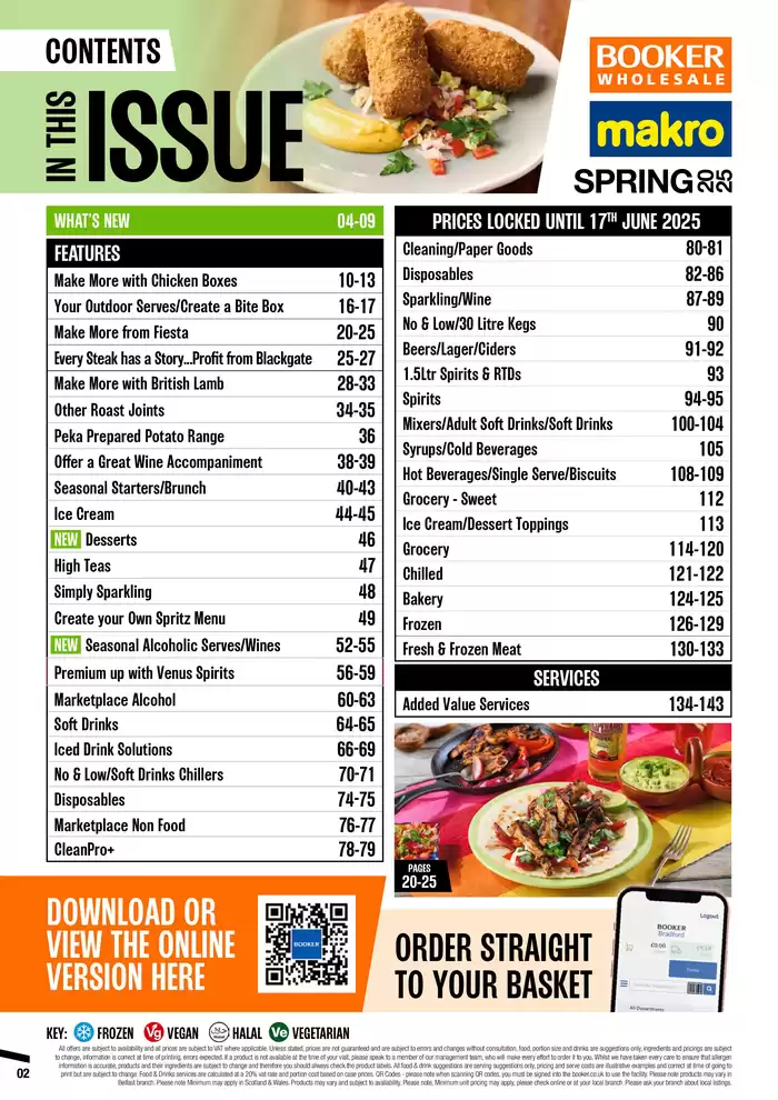 Booker Wholesale catalogue in Dartford | Catering Guide  | 11/03/2025 - 17/06/2025