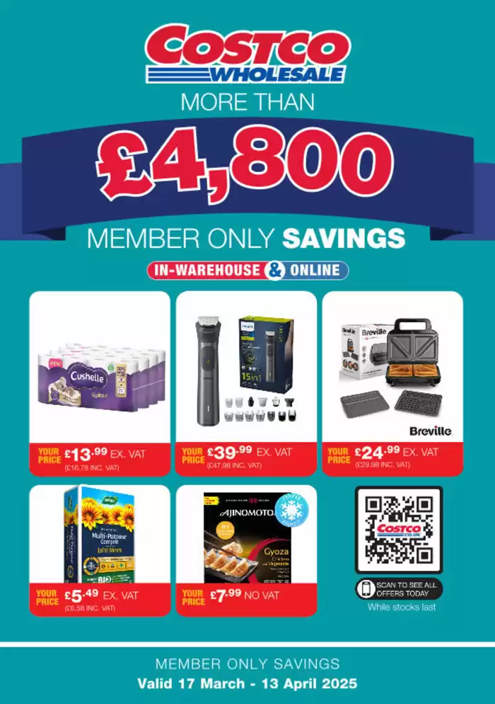 Costco catalogue in Stevenage | Offers Costco | 17/03/2025 - 13/04/2025