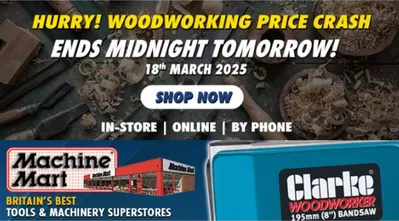 Machine Mart catalogue in Tower Hamlets | Clarke Woodworking | 18/03/2025 - 25/03/2025