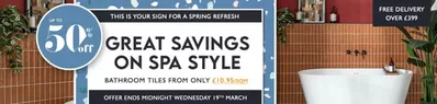 Garden & DIY offers in Kensington-Chelsea | 50% Off  in Walls and Floors | 18/03/2025 - 19/03/2025
