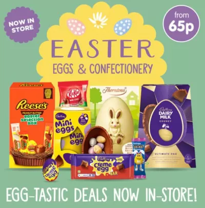 Supermarkets offers in Cardiff | Easter in B&M Stores | 20/03/2025 - 03/04/2025