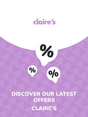 Claire's catalogue | Offers Claire's | 05/10/2023 - 05/10/2024