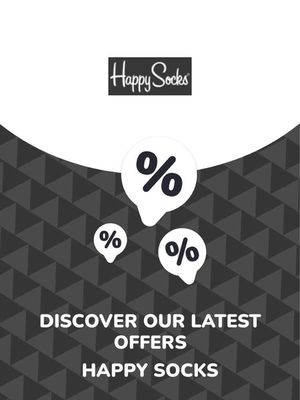 Clothes, Shoes & Accessories offers in Hayle | Offers Happy Socks in Happy Socks | 05/10/2023 - 05/10/2024