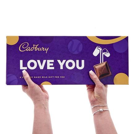 Cadbury Dairy Milk Love You Bar 850g offers at £17.99 in Card Factory