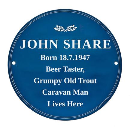 Personalised Heritage Blue Plaque offers at £11.24 in Card Factory
