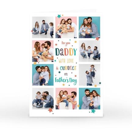 Personalised Father's Day Photo Card - With Love & Cuddles offers at £1.79 in Card Factory