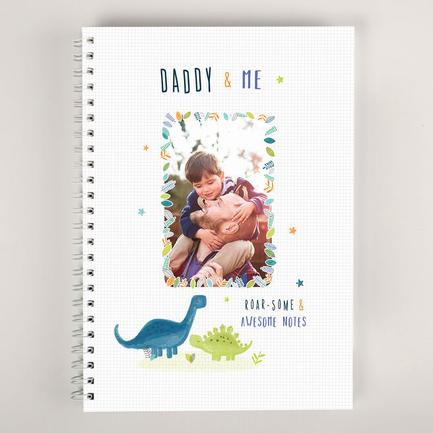 Personalised Father's Day Notebook - Daddy & Me offers at £6.29 in Card Factory