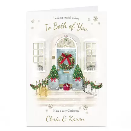 Personalised Christmas Card - Special Wishes To Both Of You offers at £1.79 in Card Factory