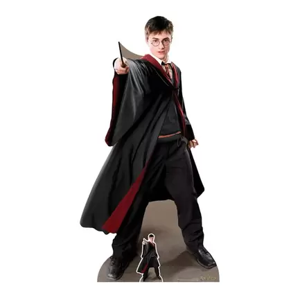 Large Harry Potter Quidditch Captain Cardboard Cutout offers at £38.99 in Card Factory