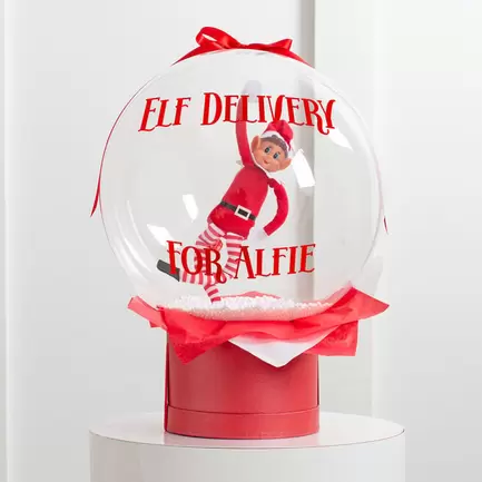 Personalised Elf on the Shelf in a Bubble Balloon - DELIVERED INFLATED! offers at £55.5 in Card Factory