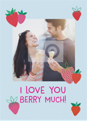 Love You Berry Much Card offers at £3.49 in Scribbler