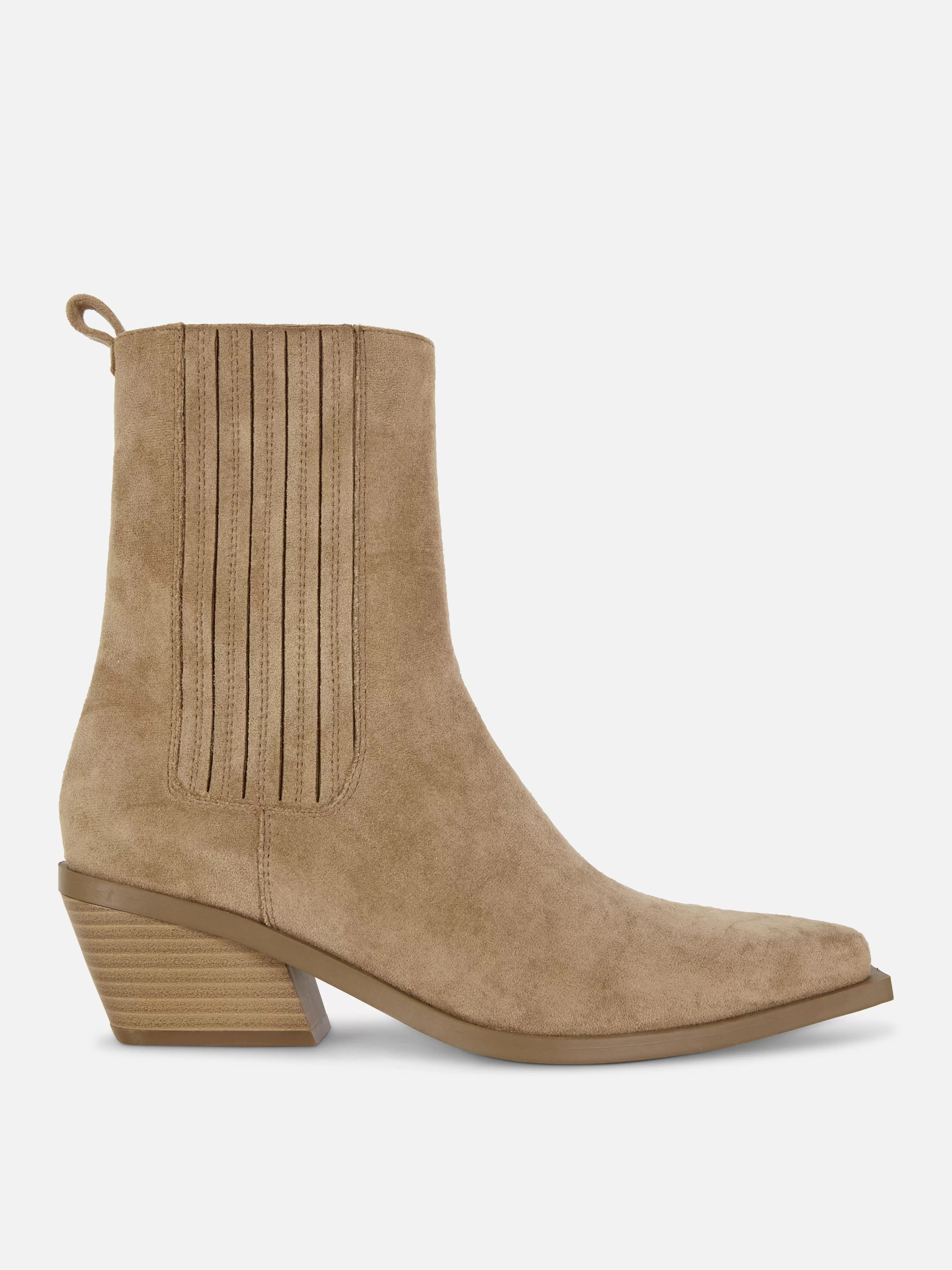 Low Heel Western Ankle Boots offers at £20 in Primark