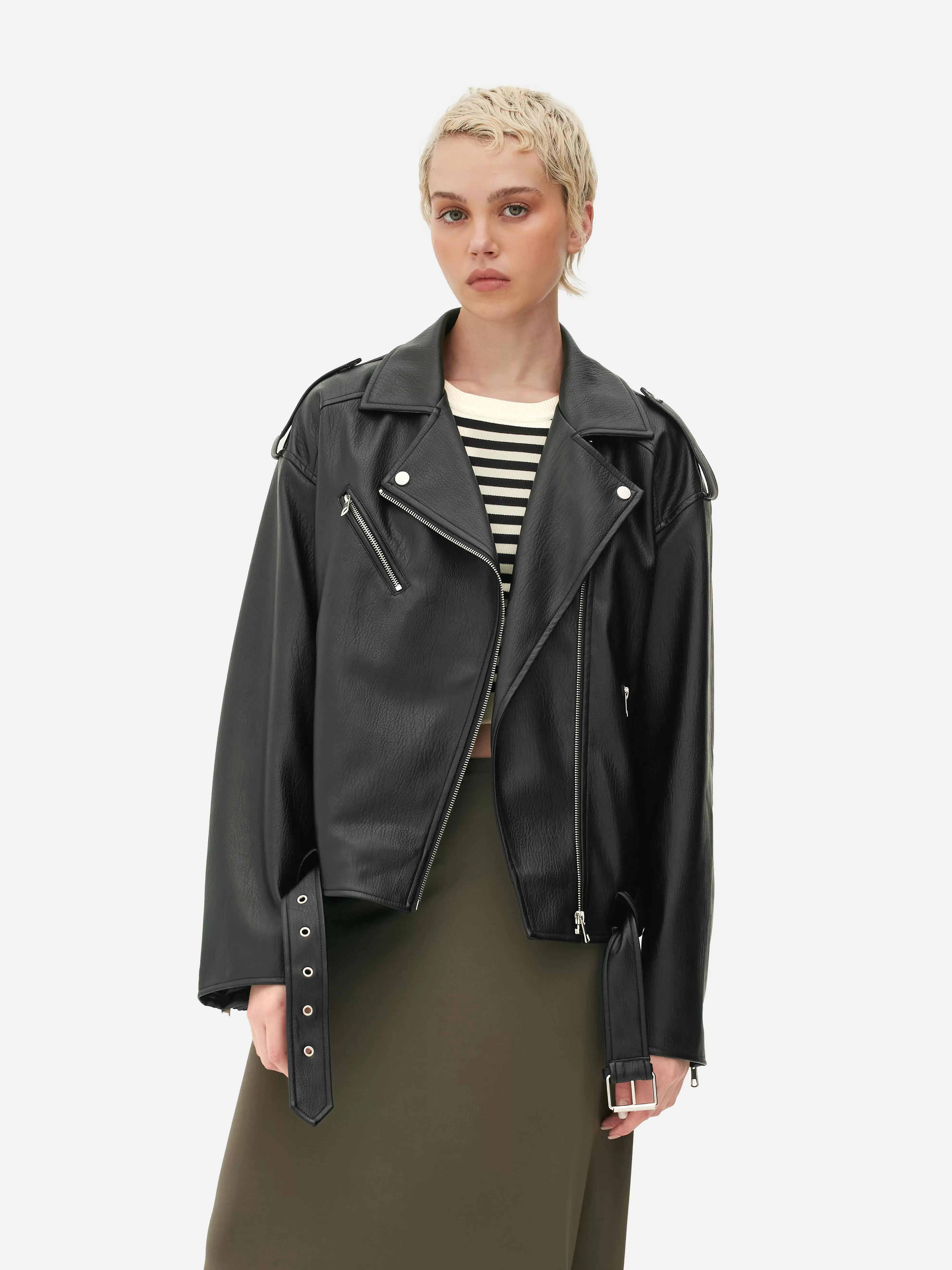 Textured Biker Jacket offers at £36 in Primark