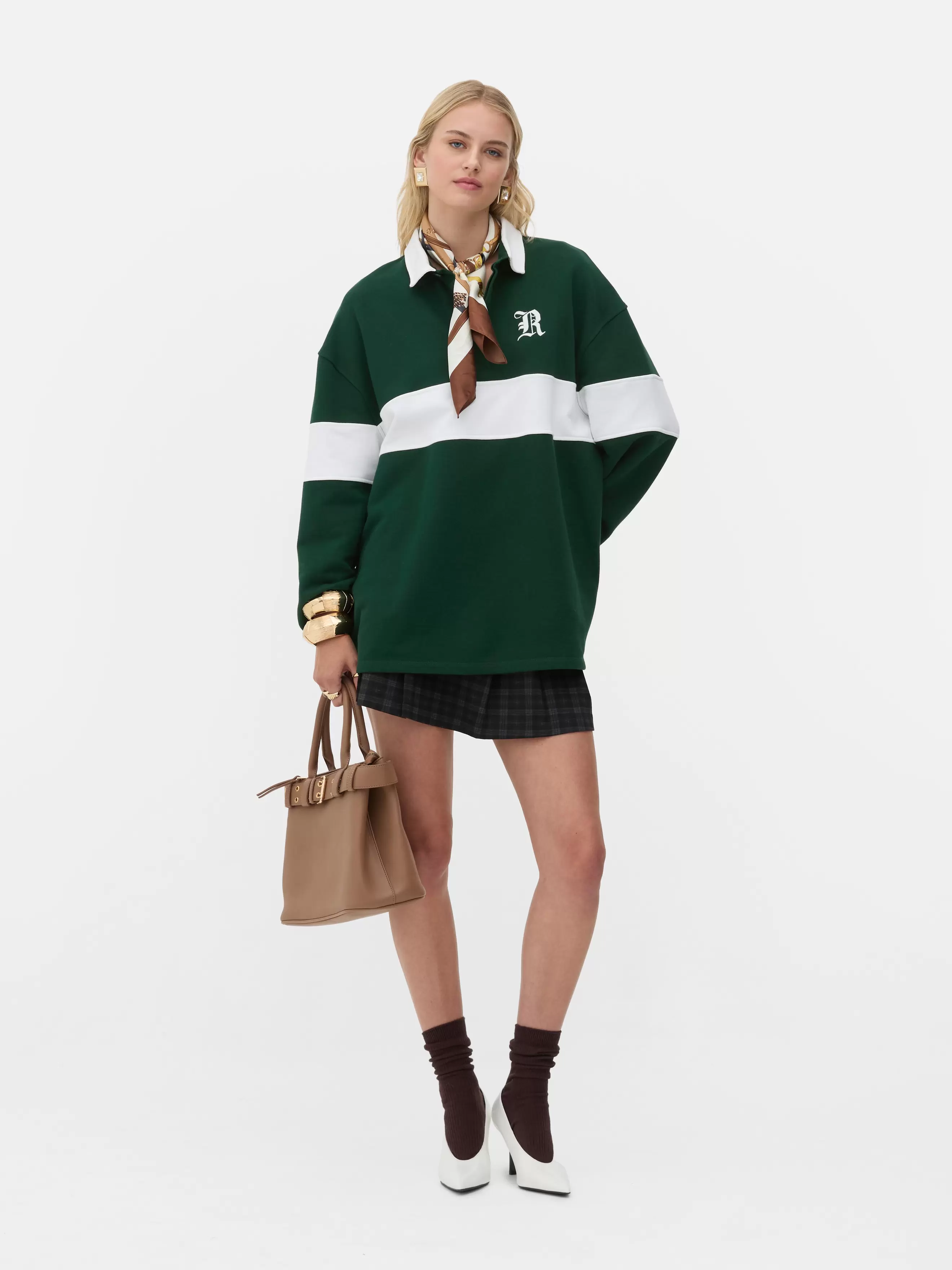 Rita Ora Oversized Polo Sweatshirt offers at £14 in Primark