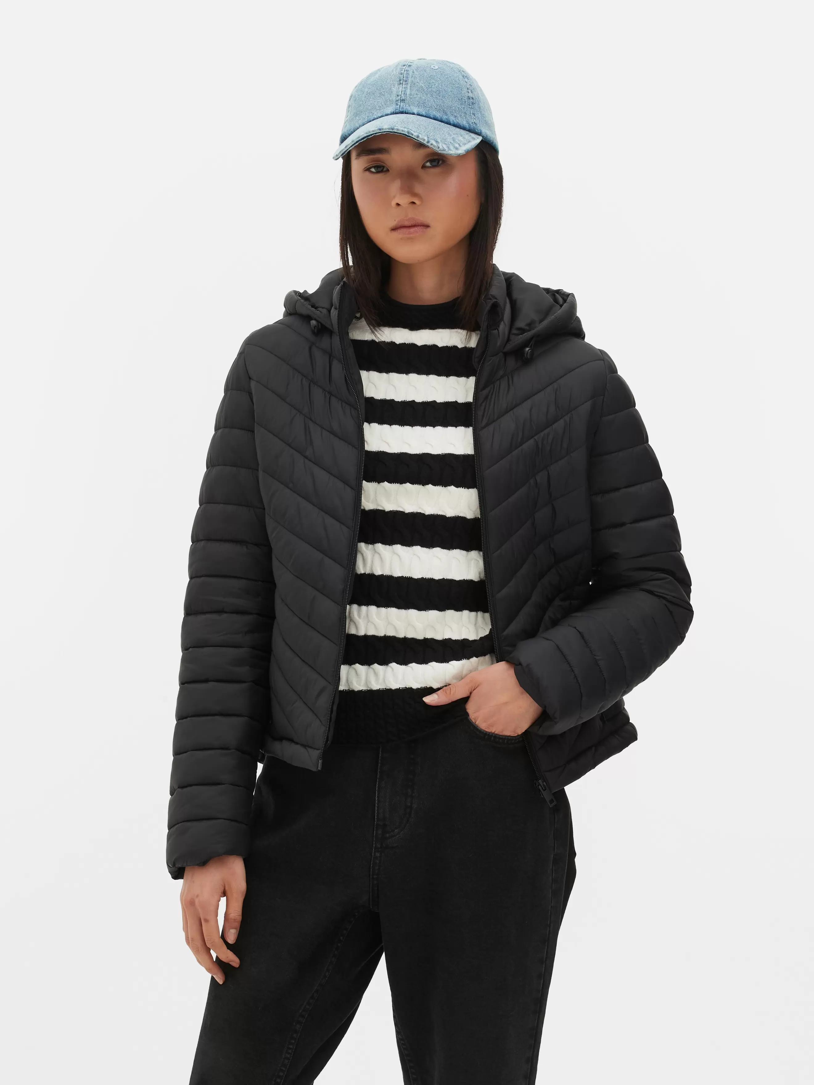 Lightweight Hooded Puffer Jacket offers at £18 in Primark