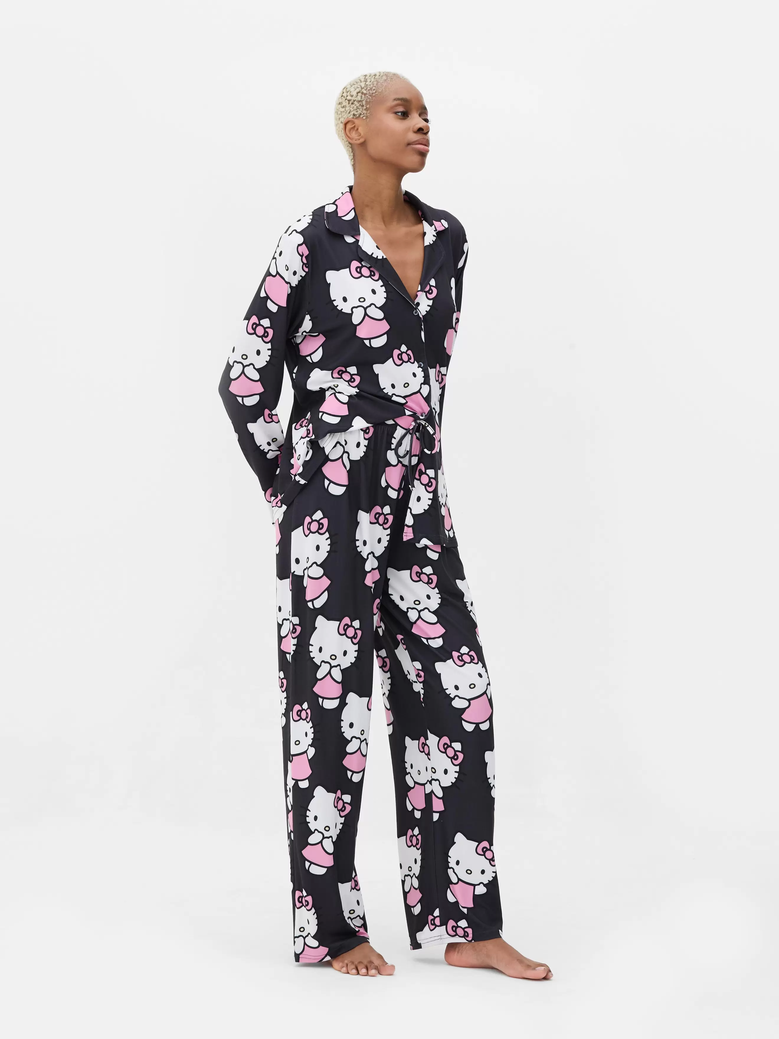 Hello Kitty Long Sleeve Shirt Pyjamas offers at £22 in Primark