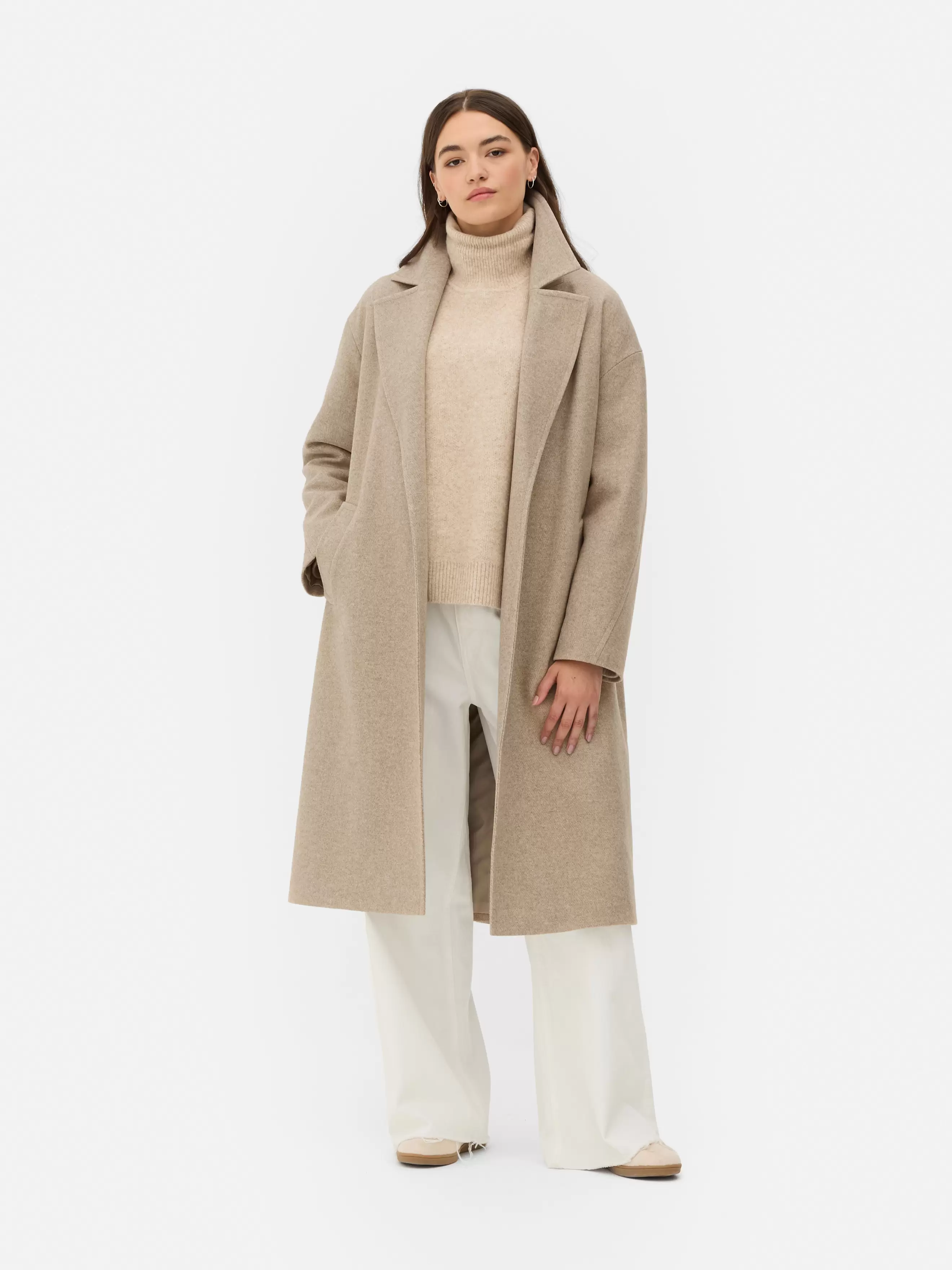 Tie Waist Wrap Coat offers at £36 in Primark