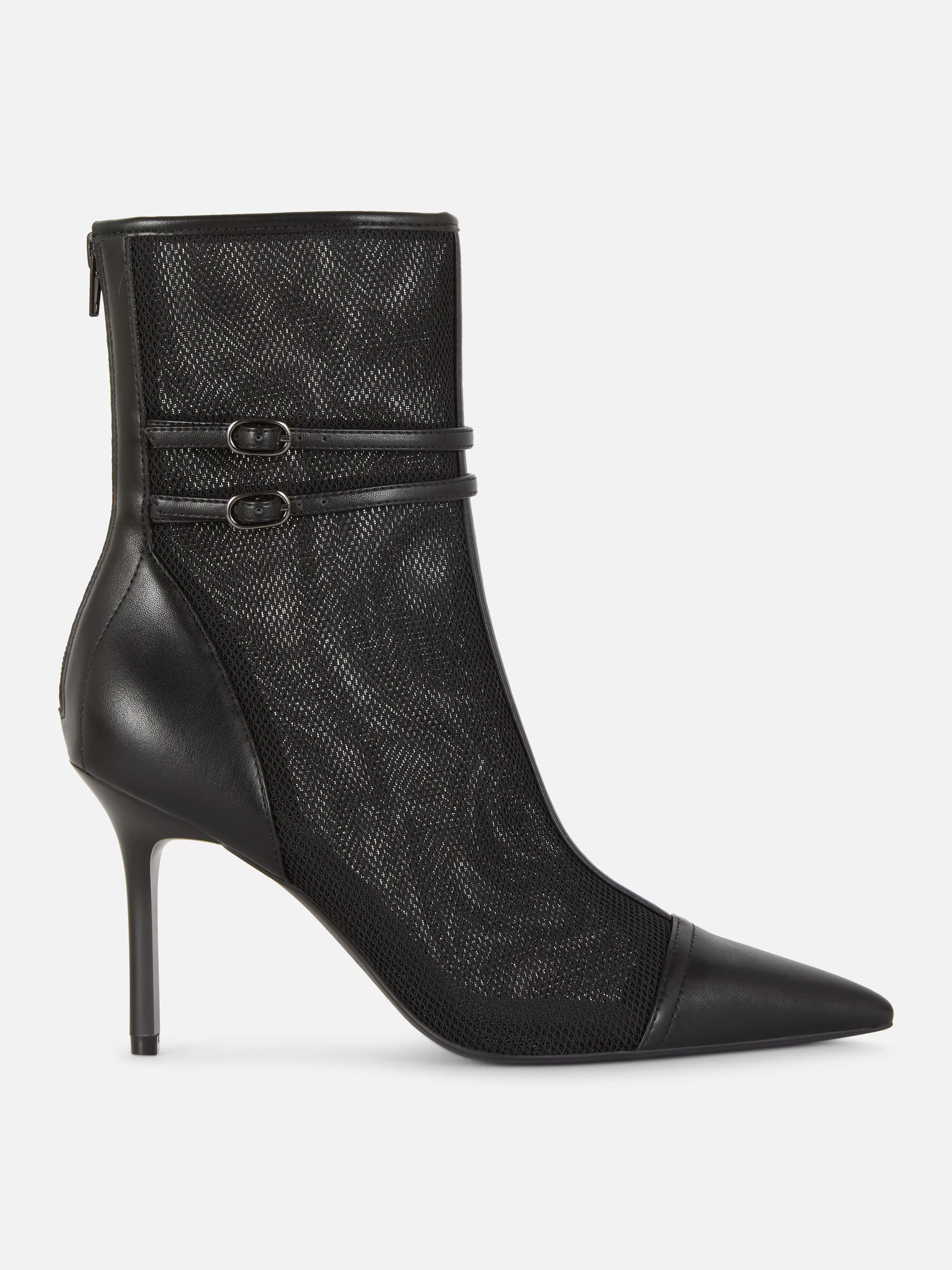 Rita Ora Mesh Stiletto Ankle Boots offers at £24 in Primark