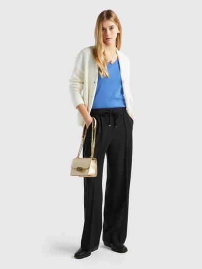 Flowy trousers with drawstring offers at £35.95 in United Colors Of Benetton