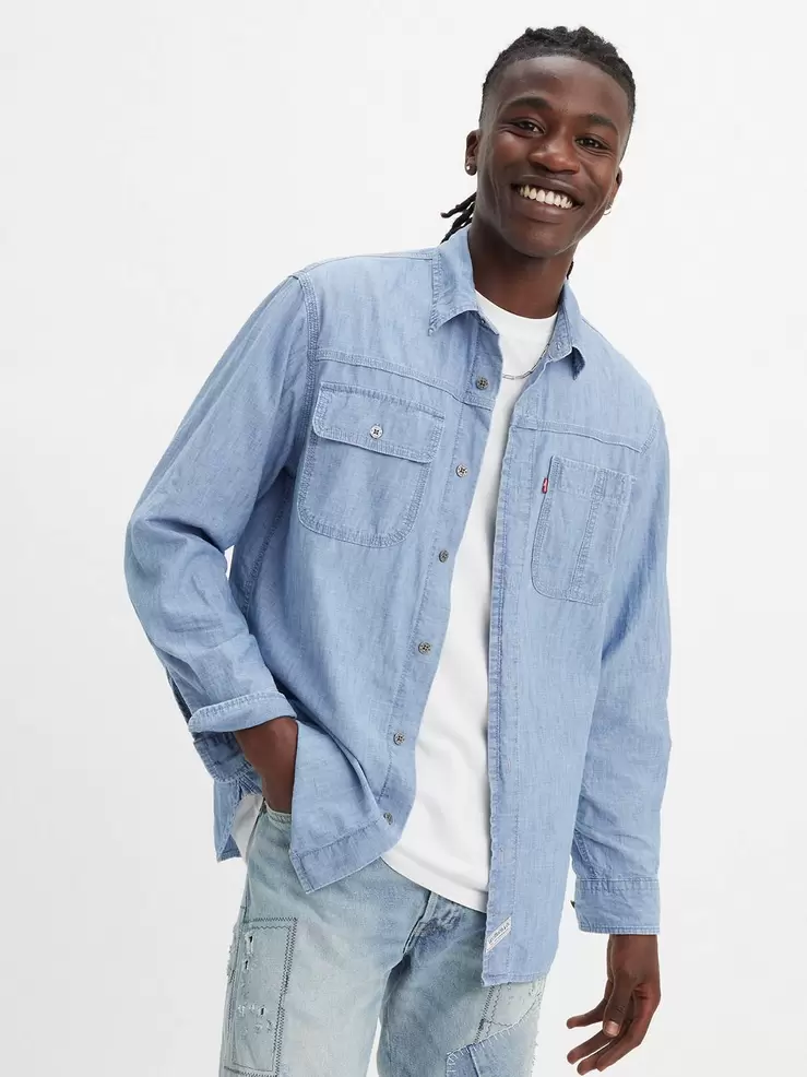 Long Sleeve Auburn Worker Shirt offers at £37 in Levi's