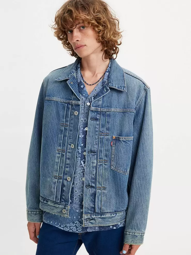 Type I Trucker Selvedge Jacket offers at £60 in Levi's