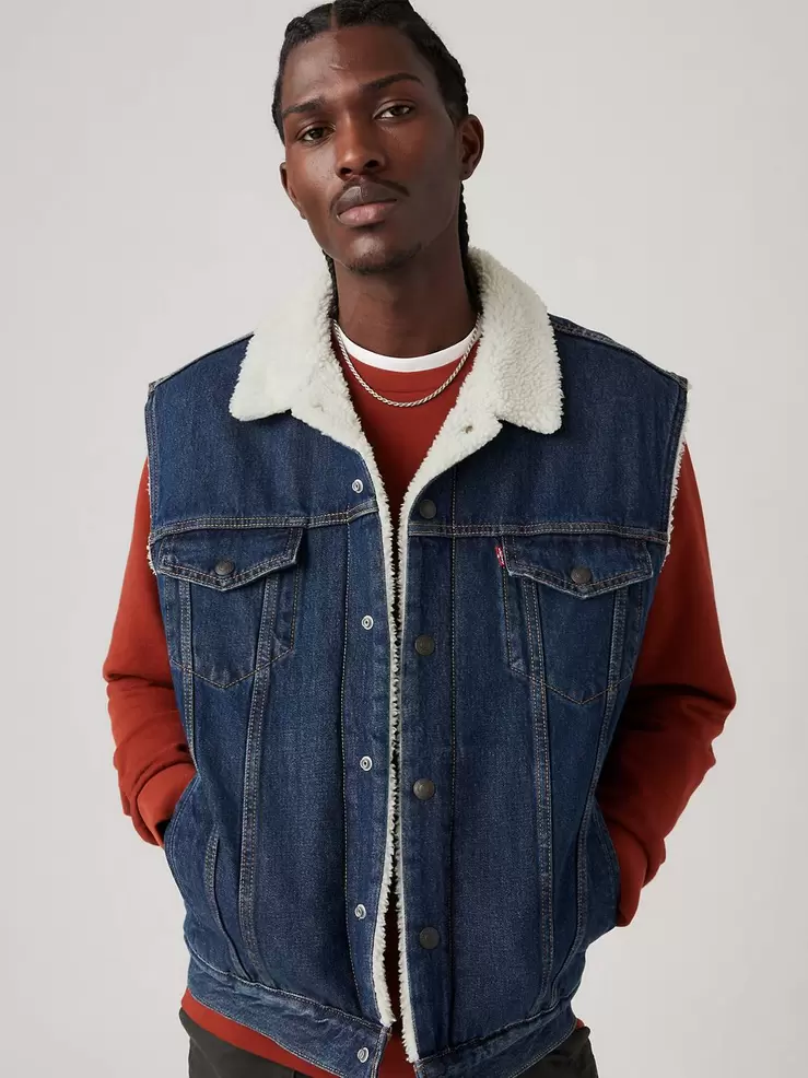 Sherpa Type III Trucker Vest offers at £47 in Levi's