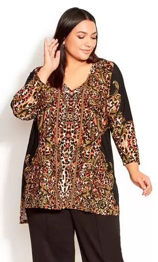 Evans Black Treasure Top offers at £15 in Evans