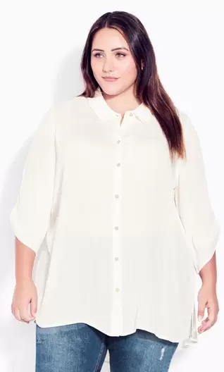 Evans Ivory Island Breeze Tunic offers at £20 in Evans