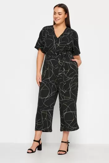 Evans Black Free Hand Jumpsuit offers at £15 in Evans