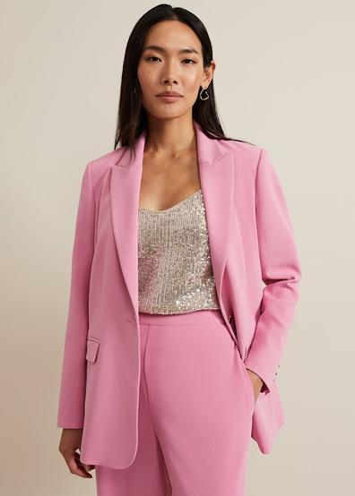 Elandra Pink Tux Blazer offers at £99 in Phase Eight