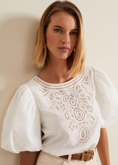 Lillianna Lace Front Blouse offers at £55 in Phase Eight
