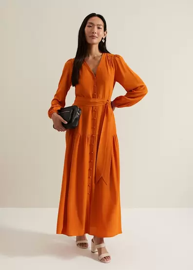 Tori Button Through Maxi Dress offers at £55 in Phase Eight