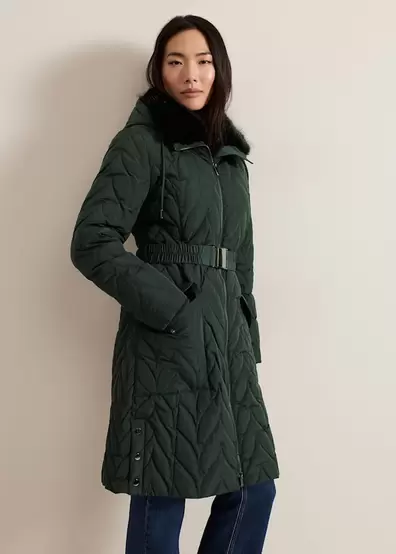 Hollie Midi Quilted Puffer offers at £149 in Phase Eight